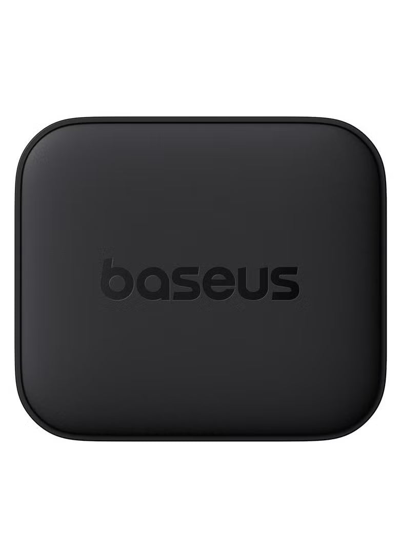 Baseus Palm Charger 1C 20W UK Black with Cable Type-C to Type-C 60W 1m Black | شاحن بيسوس بالم 20 واط بريطاني أسود مع كابل تايب سي 60 واط 1 متر