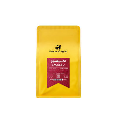 قهوة الفارس الأسود - اكسيلسو وزن 250 غرام | Black Knight - Excelso - Colombia 250g