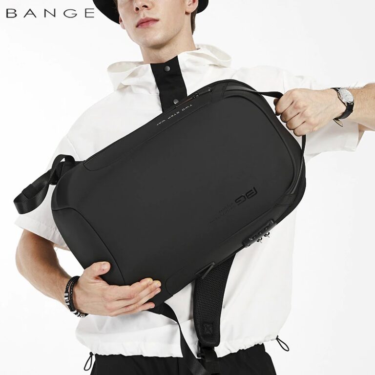 حقيبة ظهر بانجي مضادة للسرقة مقاومة للماء للرجال | BANGE Men Waterproof Anti-theft Backpack