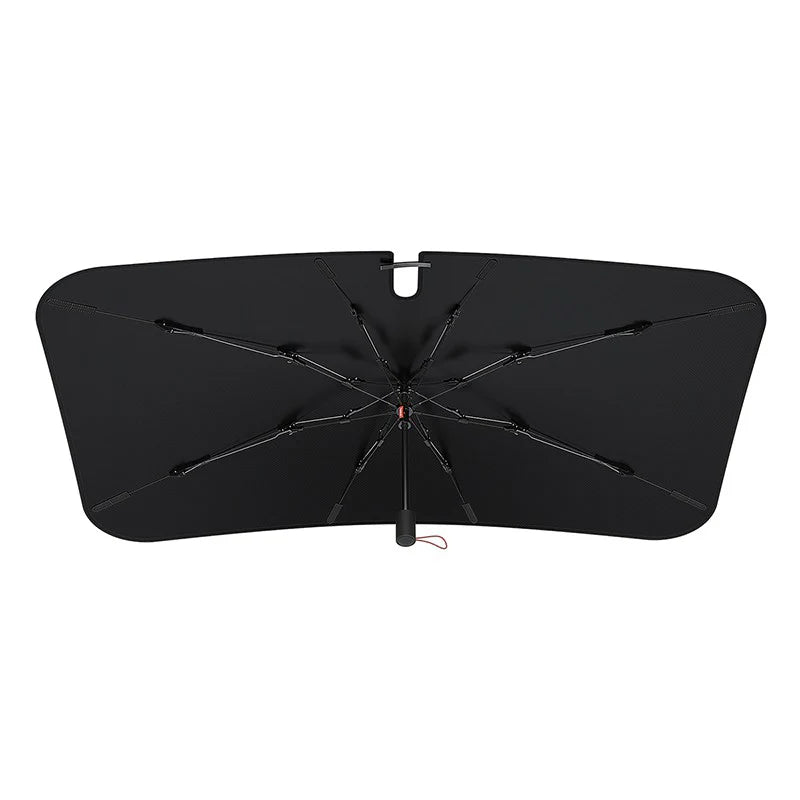 Baseus CoolRide Windshield Sunshade Umbrella Black - واقي شمس زجاج أمامي بيسوس كول رايد مظلة أسود