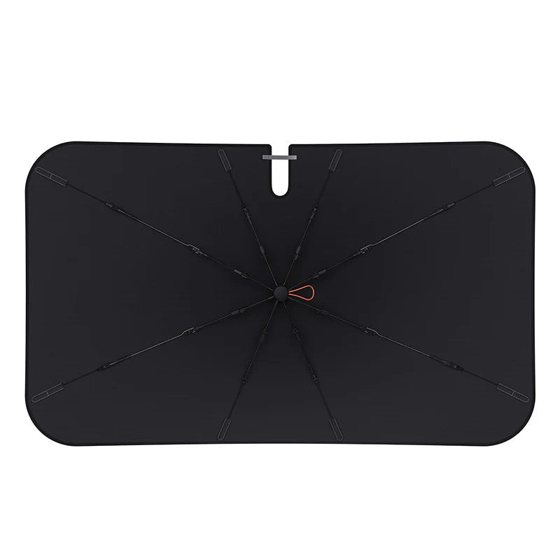 Baseus CoolRide Windshield Sunshade Umbrella Black - واقي شمس زجاج أمامي بيسوس كول رايد مظلة أسود