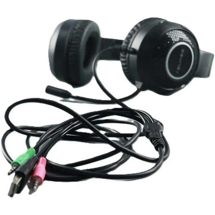 سماعة الألعاب السلكية Lenyes GH57 فوق الأذن مع مايكروفون محرك 50مم | Lenyes GH57 Wired Gaming Headset Over-Ear 50mm Driver Omnidirectional Mic