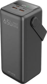 باور بانك Lenyes PX601D بسعة 60000 ملّي أمبير قدرة 65 واط شحن سريع PD بشاشة رقمية لللابتوب والهاتف | Lenyes PX601D Power Bank 60000mAh 65W PD Fast Charging Digital Display Laptop and Phone
