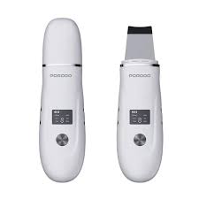 جهاز تقشير الوجه بالموجات فوق الصوتية بورودو لايفستايل - أبيض | Porodo Lifestyle Ultrasonic Face Scrub & Peeler - White
