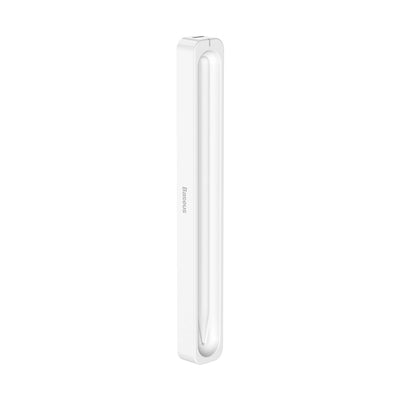 Baseus Smooth Writing Stylus Charging Case with USB-C 3A Cable 30cm White - حافظة شحن قلم آيباد بيضاء