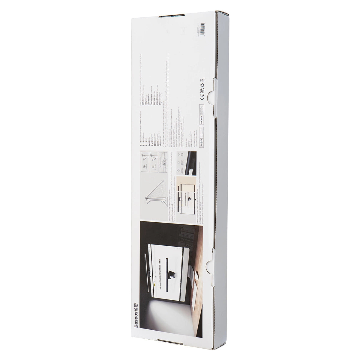 Baseus i-wok2 LED Lamp for Desktop Monitor Screen Lighting Black - إضاءة LED لشاشة الكمبيوتر