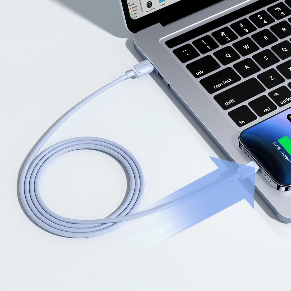 JOYROOM Kabloya Daneyên Şarjkirina Bilez a Rêzeya Pirreng a 3A ji USB-A bo Lightning 18W 1.2m