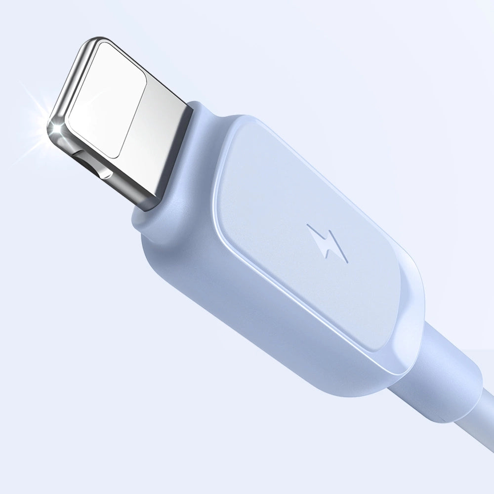 JOYROOM Kabloya Daneyên Şarjkirina Bilez a Rêzeya Pirreng a 3A ji USB-A bo Lightning 18W 1.2m