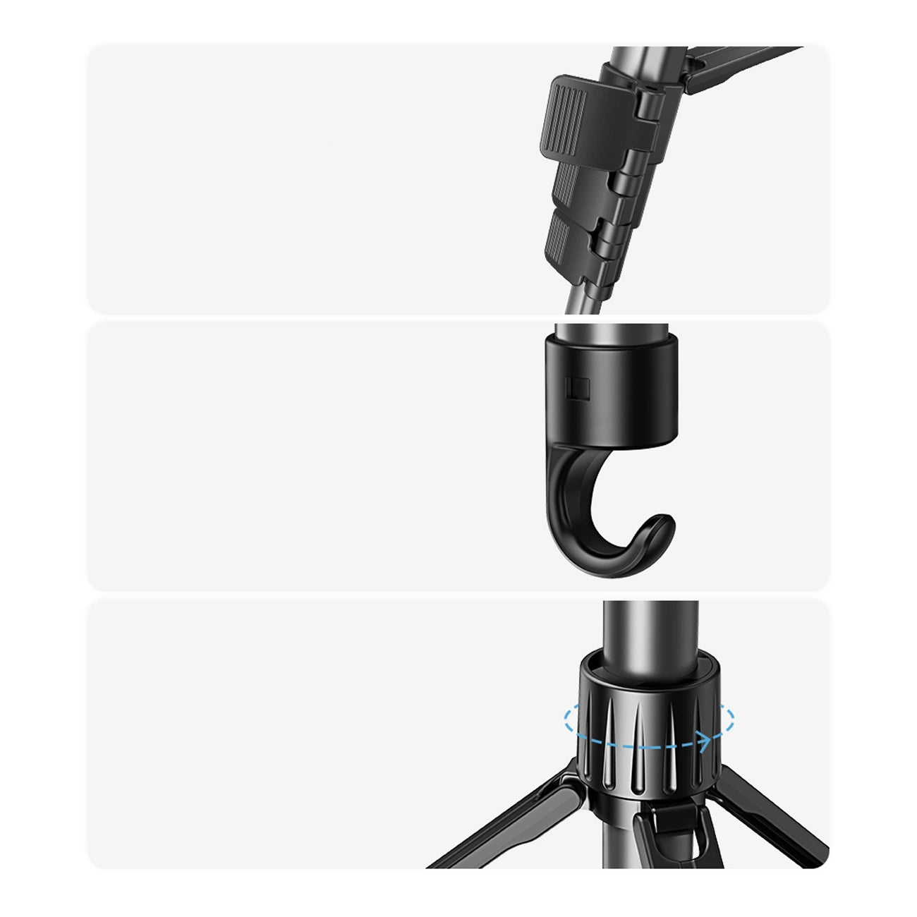 حامل كاميرا احترافي UGREEN 175 سم قابل للتعديل للآيفون والكاميرات | UGREEN Camera Tripod Stand 69''/175cm Professional
