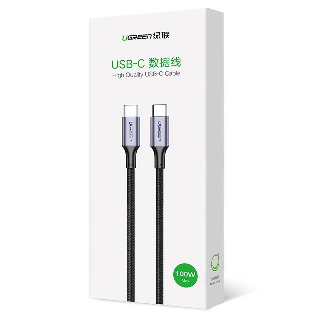 UGREEN USB-C to USB-C PD Fast Charging Cable 100W 1.5M | كيبل يوجرين USB-C شحن سريع 100 واط 1.5 متر