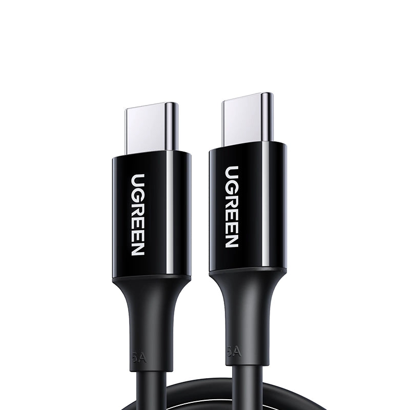 UGREEN USB-C to USB-C PD Fast Charging Cable 100W 1M - كيبل يوجرين يو اس بي سي شحن سريع 100 واط 1 متر