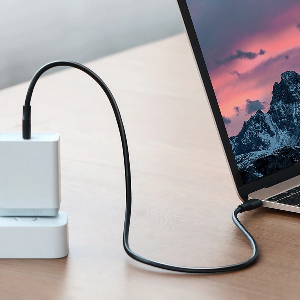 UGREEN USB-C to USB-C PD Fast Charging Cable 60W 0.5M For Laptops & Phones - كابل شحن يوجرين USB-C إلى USB-C 60 واط 0.5 متر للابتوب والهواتف
