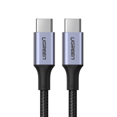 UGREEN USB-C to USB-C PD Fast Charging Cable 100W 1M For Laptops & Phones - كابل شحن يوجرين USB-C إلى USB-C 100 واط 1 متر للابتوب والهواتف