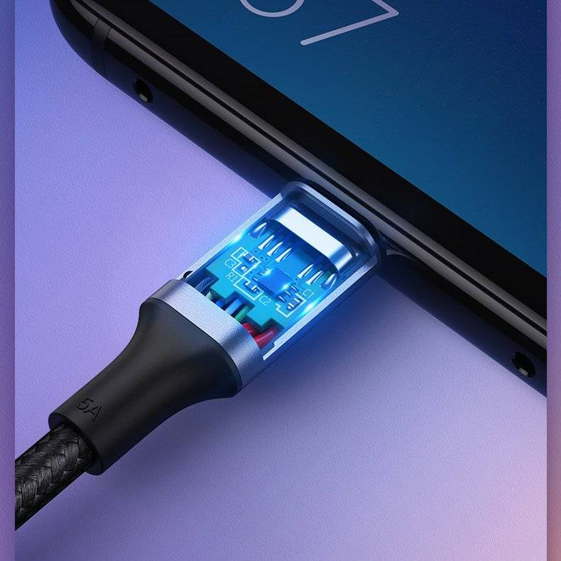 UGREEN USB-C to USB-C PD Fast Charging Cable 100W 1M For Laptops & Phones - كابل شحن يوجرين USB-C إلى USB-C 100 واط 1 متر للابتوب والهواتف