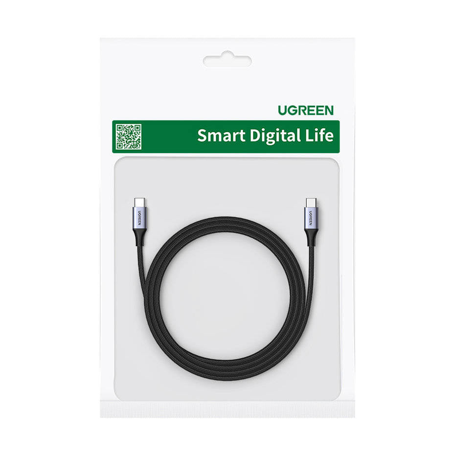 كابل Ugreen من Type-C إلى Type-C شحن سريع 240W طول 2 متر - UGREEN USB-C to USB-C PD Fast Charging Cable 240W 2M For Laptops & Phones