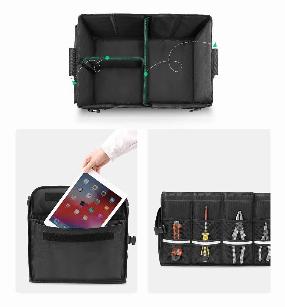 منظم صندوق السيارة UGREEN سعة 55 لتر مقاوم للماء وقابل للطي | UGREEN Car Boot Organiser 55L Waterproof & Foldable Storage Tidy Box
