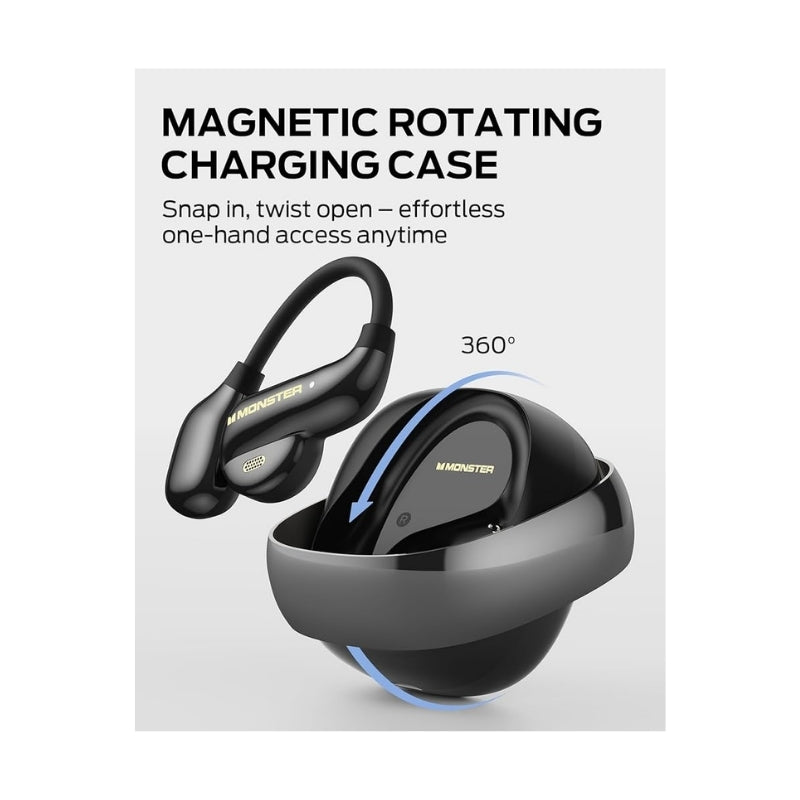 Monster Open Ear AC390 Wireless Headphones | سماعات مونستر أوبن إير AC390 اللاسلكية