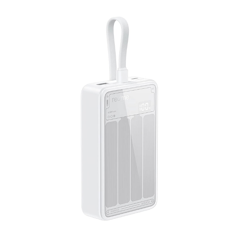 Realme POWER BANK 20000 MAH 45W | بطارية ريلمي المحمولة 20000 مللي أمبير 45 واط