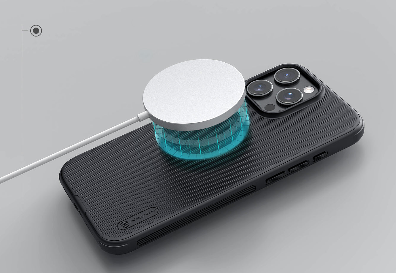 Doza Nillkin MagSafe Shield Pro iPhone 16 Pro Max - Doza Nillkin Super Frosted Shield Pro Magnetic (MagSafe) ji bo iPhone 16 Pro Max (2024)