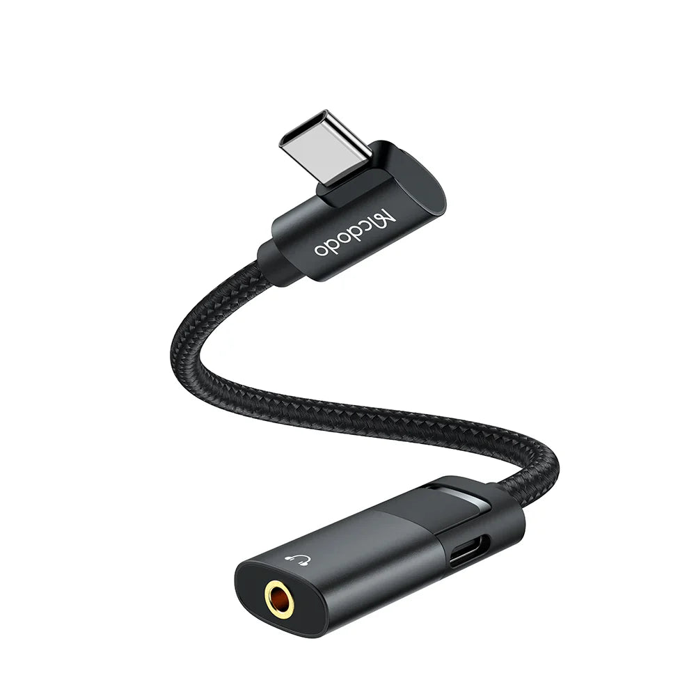 Kabloya USB Type-C bo USB Type-C ya Mcdodo 27W bi Porta AUX