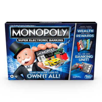 هاسبرو مونوبولي سوبر إلكترونيك بانكنغ | Hasbro Gaming Monopoly Super Electronic Banking