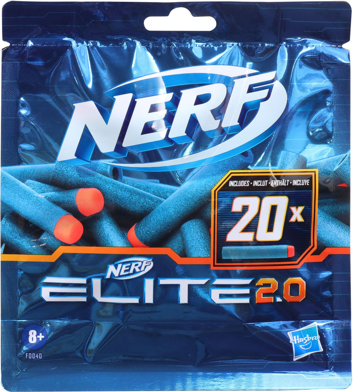 نيرف إليت 2.0 عبوة إعادة تعبئة 20 سهمًا | Nerf Elite 2.0 Refill Pack 20 Darts