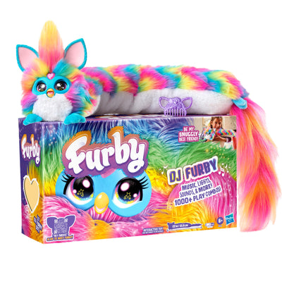 Hasbro DJ Furby Rainbow Interactive Plush view 1