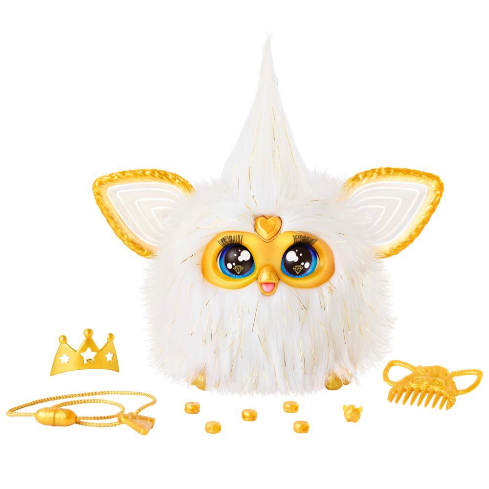 Hasbro Furby Gold Glam Interactive Plush view 1
