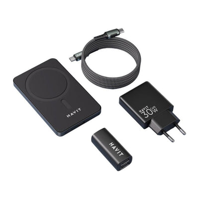 طقم هدايا هافيت 2024 متعدد الإكسسوارات 4 في 1 | HAVIT 2024GIFTKIT Gift Kit