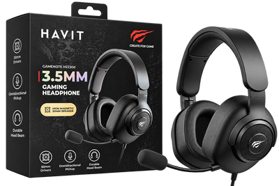 سماعة ألعاب هافيت H2230D السلكية السوداء | HAVIT H2230D Gaming Headset