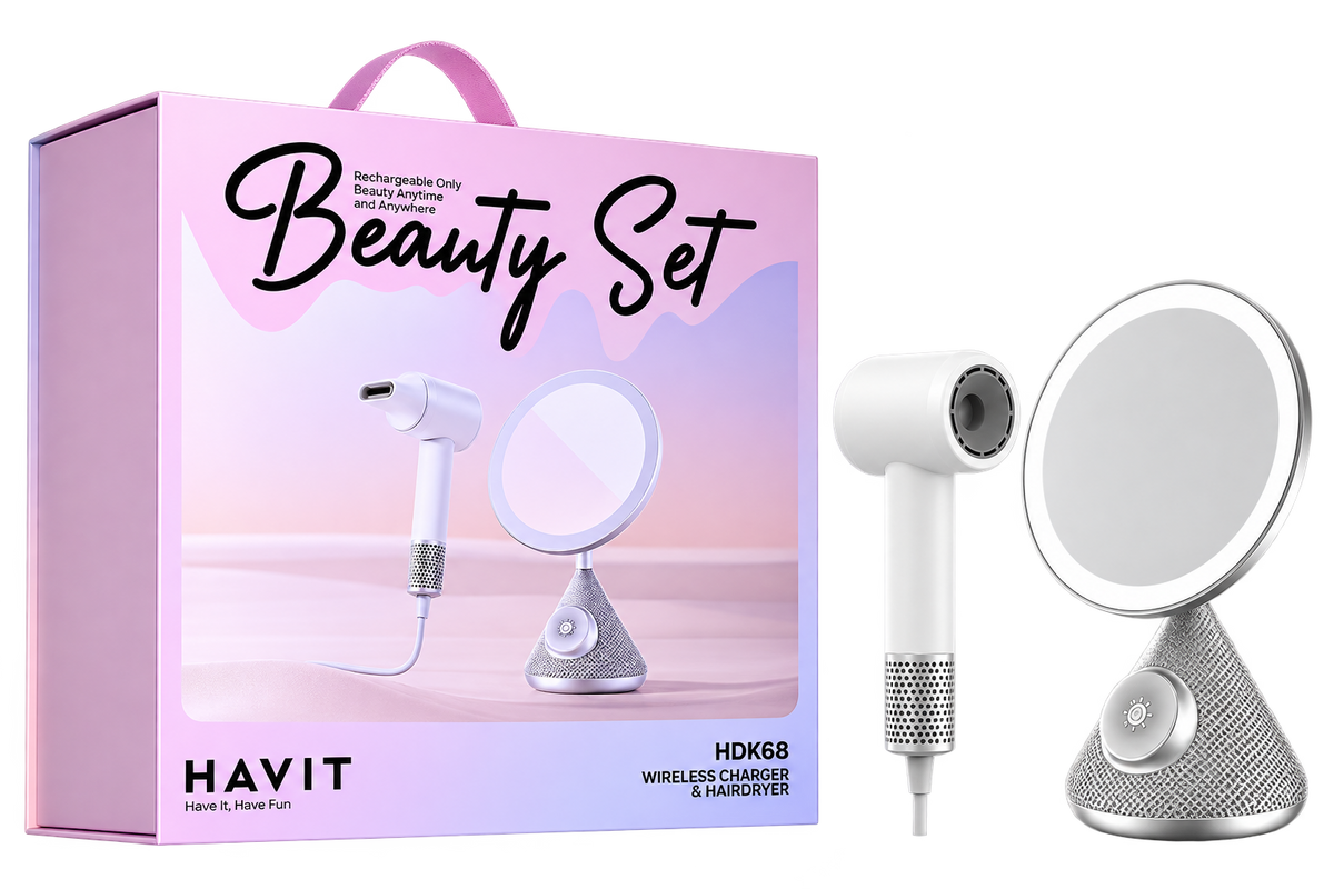 طقم هافيت HDK88 Beauty Set للعناية والشحن 5 في 1 | HAVIT HDK88 Beauty Set
