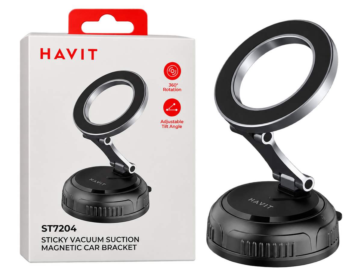 حامل هاتف هافيت ST7204 المغناطيسي بقاعدة شفط | HAVIT ST7204 Phone Holder