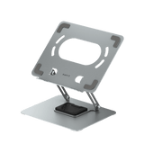 حامل لابتوب هافيت ST7411 قابل للدوران 360 درجة - فضي | Havit ST7411 360° Adjustable Laptop Stand - Silver