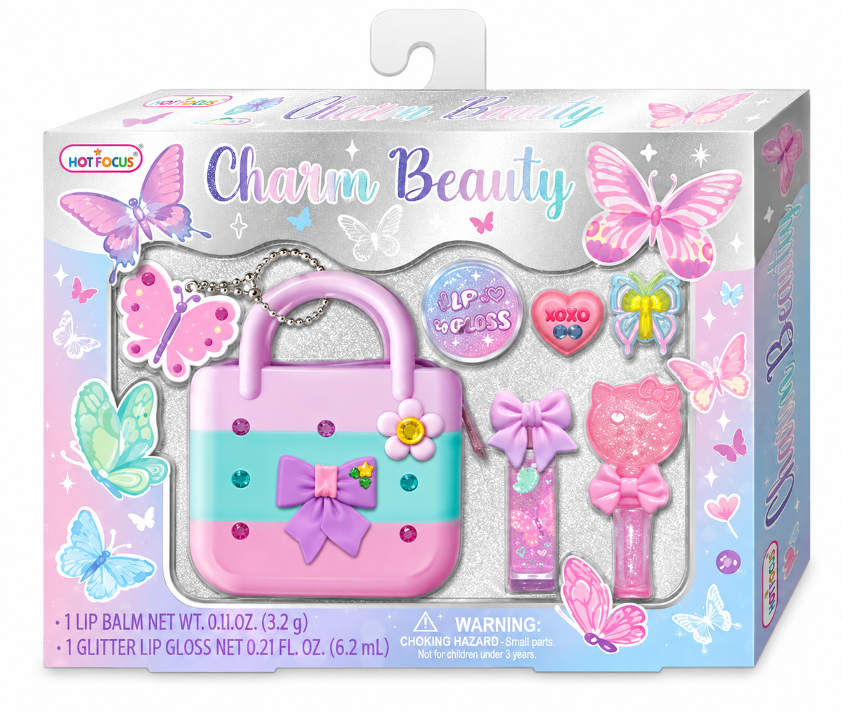 مجموعة تشارم بيوتي بتصميم تاي داي باترفلاي | Hot Focus Charm Beauty Tie Dye Butterfly