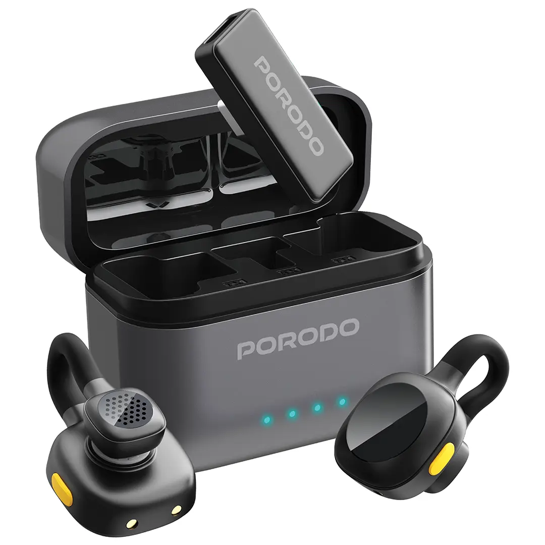 Porodo Movo Lavalier Microphone Type-C Black