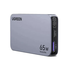 UGREEN USB-A+2×USB-C 65W GaN Tech Ultra-Slim Fast Charger - شاحن يوجرين 65 واط 3 منافذ GaN نحيف جداً