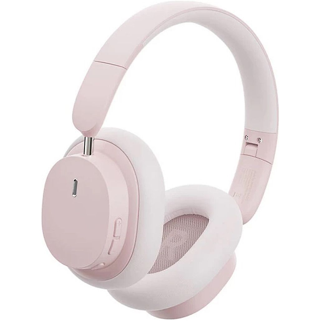 Baseus Bowie D05 Wireless Headphones Pink | سماعات بيسوس بوي دي 05 اللاسلكية وردي