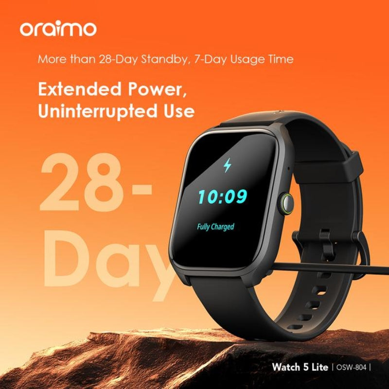 ساعة أورايمو Watch 5 Lite الذكية | Oraimo Smart Watch 5 Lite