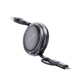 كيبل بيانات Lenyes LC552 قابل للسحب 4 في 1 طول 0.95 متر شحن ونقل بيانات | Lenyes LC552 Retractable 4-in-1 Data Cable 0.95m Charge and Data Transfer