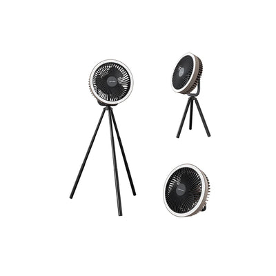 Lenyes LHF11 مروحة تبريد صامتة | 4 سرعات | بطارية 8000mAh | LED | Power Bank | Portable Fan with LED
