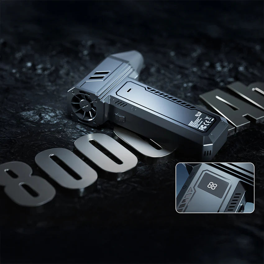 Lenyes LTF03 Turbo Hand Fan Multi-Function LED - مروحة لينيس LTF03 التوربينية متعددة الوظائف