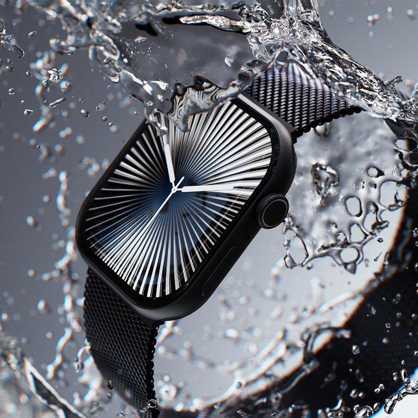ساعة Lenyes LW-X10 الذكية شاشة AMOLED 2.04 بوصة مقاومة IP67 هيكل زنك iOS وAndroid | Lenyes LW-X10 Smart Watch AMOLED 2.04 inch IP67 Zinc Alloy