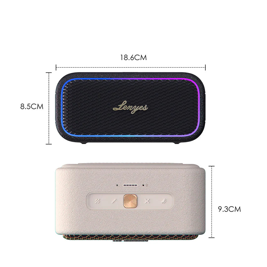 Lenyes S891 مكبر صوت بلوتوث 80W | إضاءة RGB | TWS | OTG | مقاوم للماء IPX6 | بطارية 10400mAh | Bluetooth 5.3