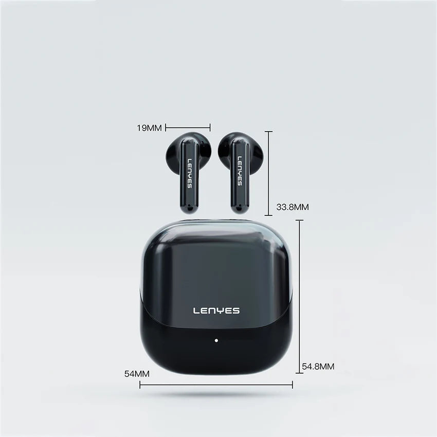 سماعات أذن بلوتوث Lenyes Serene X بتقنية إلغاء الضوضاء النشط ANC+ENC الإصدار 5.4 | Lenyes Serene X Bluetooth Earbuds Active Noise Cancelling ANC+ENC Bluetooth 5.4