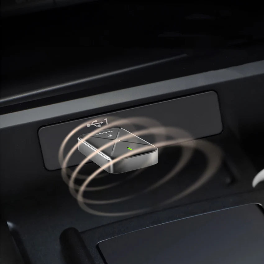 محول بلوتوث Lenyes LCP01 لاسلكي لـ CarPlay وAndroid Auto عبر USB بلوتوث 5.0 وايفاي 5GHz | Lenyes LCP01 Wireless CarPlay Android Auto USB Adapter Bluetooth 5.0 WiFi 5GHz OTA
