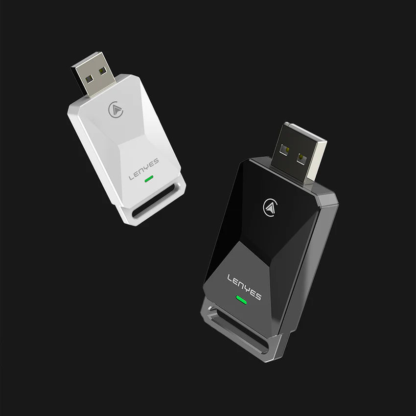 Lenyes LCP02 | محول سيارة لاسلكي بلوتوث 5.0 USB – Wireless Car Adapter