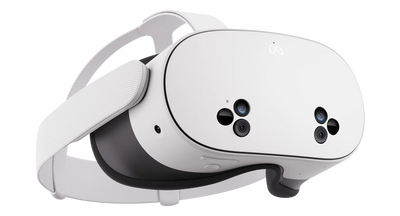 سماعة الواقع الافتراضي Meta Quest 3S All-In-One Virtual Reality Headset - 128GB - Up To 2.5 hours - Wi-Fi