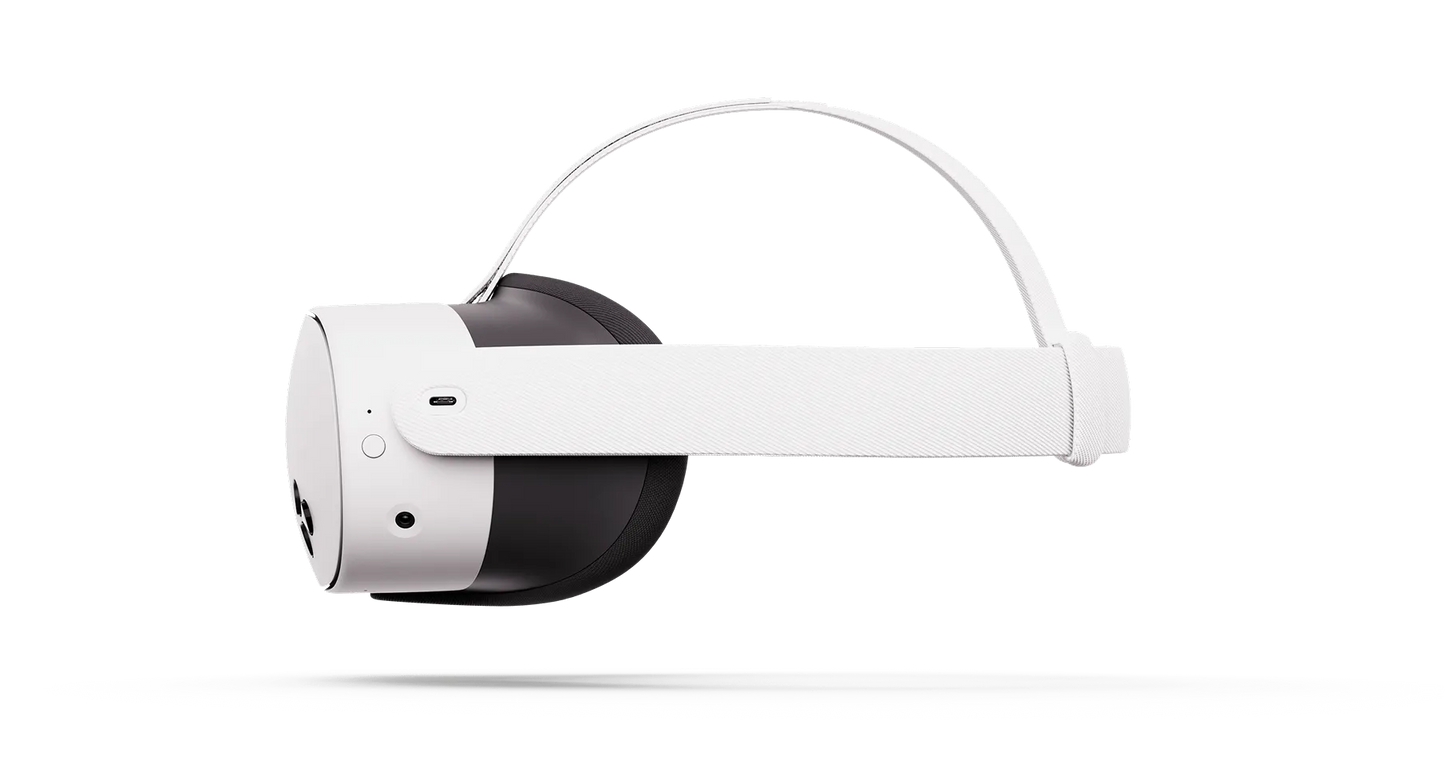 سماعة الواقع الافتراضي Meta Quest 3S All-In-One Virtual Reality Headset - 128GB - Up To 2.5 hours - Wi-Fi