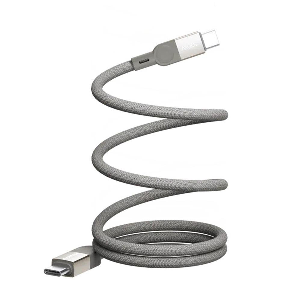 Kabloya Magnetîk a USB-C bo USB-C ya Momax Mag Link 100W, 1m - Kabloya Magnetîk a Momax Mag Link, USB-C bo USB-C, Şarjkirina Bilez 100W, Dirêjahiya 1m