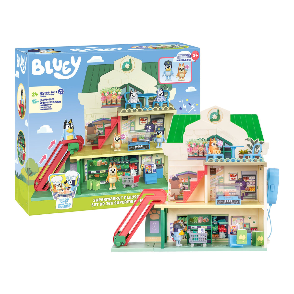 سوبرماركت بلووي | Bluey Supermarket Playset
